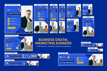 Business Digital Marketing Banners Ad