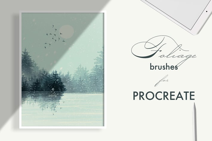 Foliage brushes for Procreate