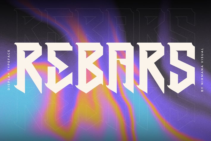 Rebars - Modern Vintage Font