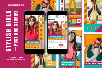 Instagram Templates - Stylish Girls