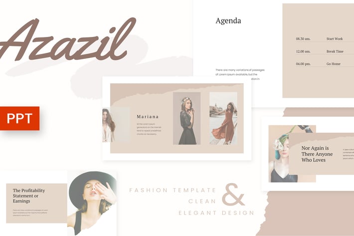 Azazil - Clean Powerpoint Template