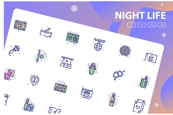 Night Life Icon Pack