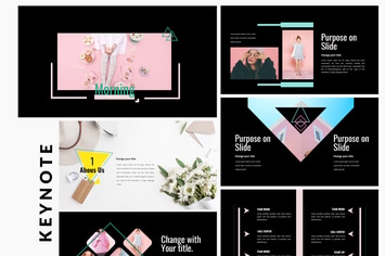 Morning - Dark Keynote Template