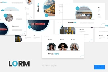 Lorm - International Logistic Keynote Template