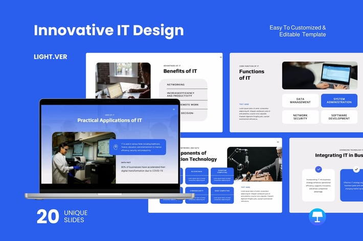 Innovative IT Design Light Ver. - Keynote Template