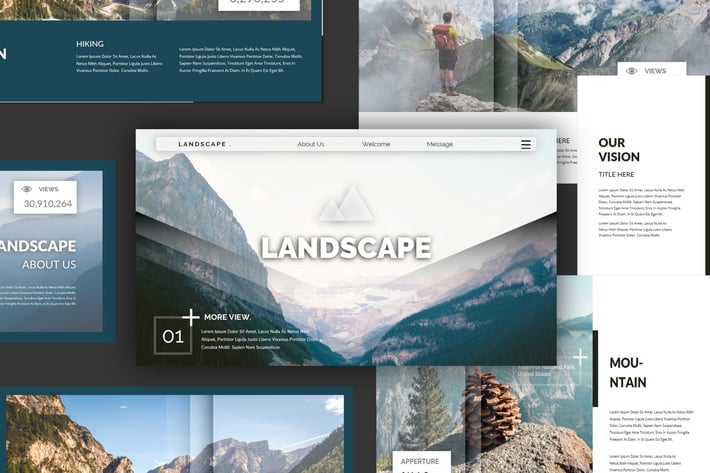 Landscape Multipurpose PowerPoint Template