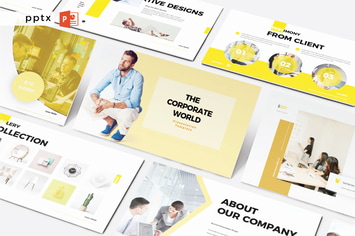 CORPORATE WORLD - Powerpoint V563