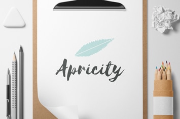 Apricity logo template