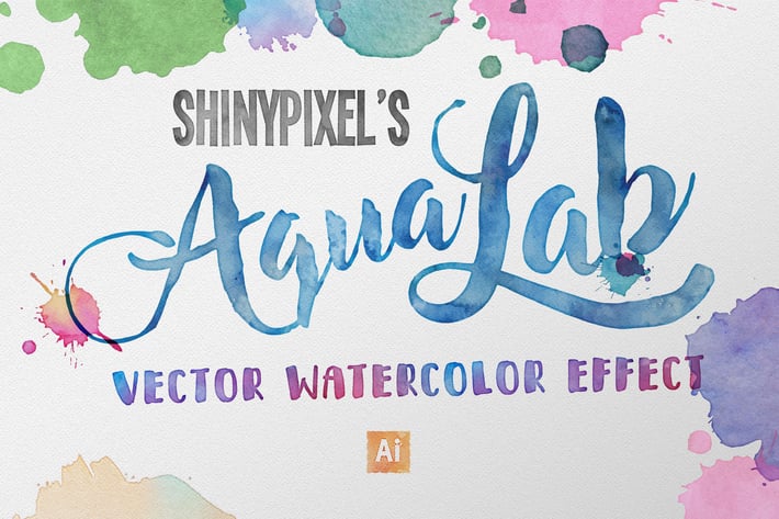 AquaLab - Vector Watercolor Effect