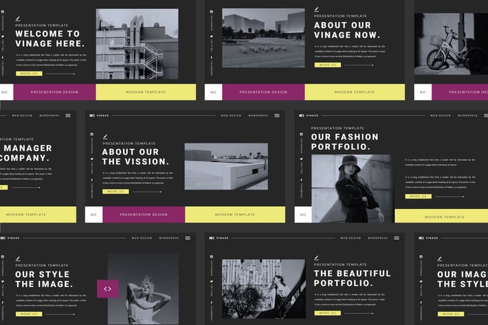 VINAGE Keynote Template