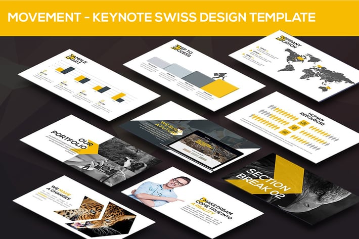 Movement - Swiss Keynote Template