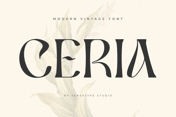 Ceria - Modern Vintage Font