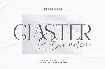 Claster Oleander Font Duo
