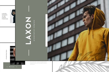 Laxon - Hoody Fashion PowerPoint Template