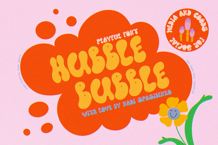 Hubble Bubble Font