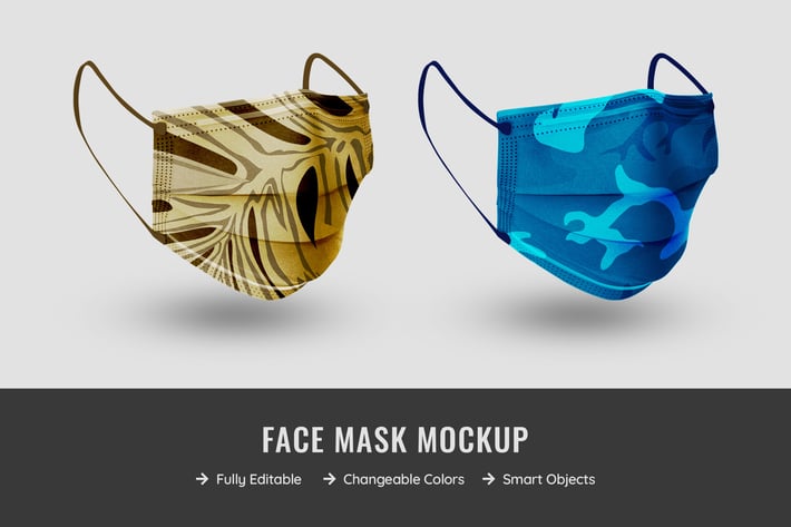 Face Mask Mockup