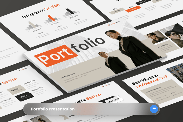 Corpore Attire - Portfolio Keynote Template