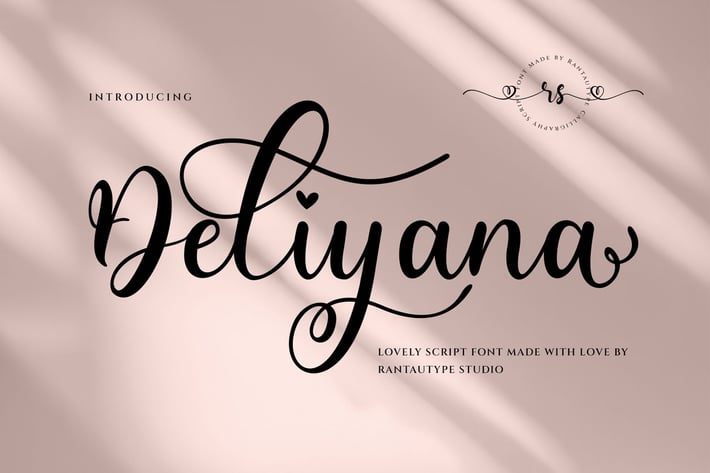 Deliyana Lovely Script Font