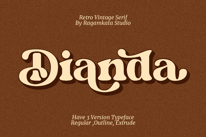 Dianda - Retro Serif Typeface