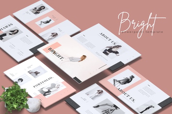 BRIGHT - Fashion Powerpoint Template