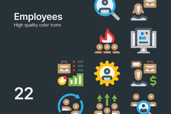 HR. Employees Icons