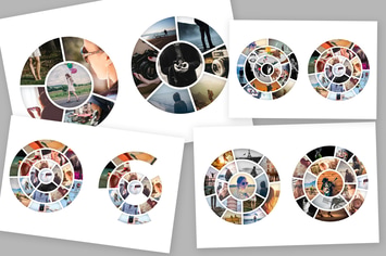 Circle Photo Frame Templates