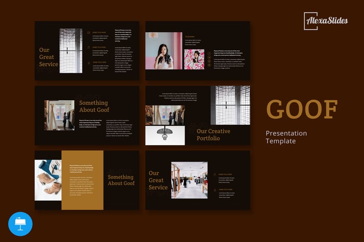 Goof - Fashion Keynote Presentation Template
