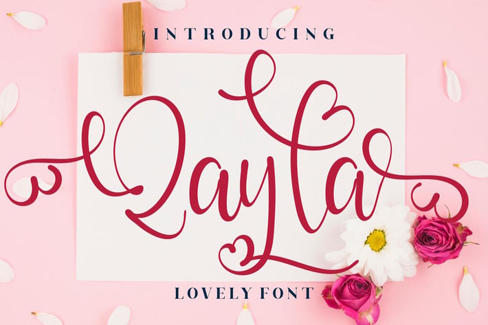 Qayla Script Font