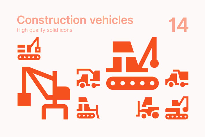 Construction Vehicle Icons