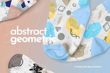 Abstract Geometric Seamless Patterns