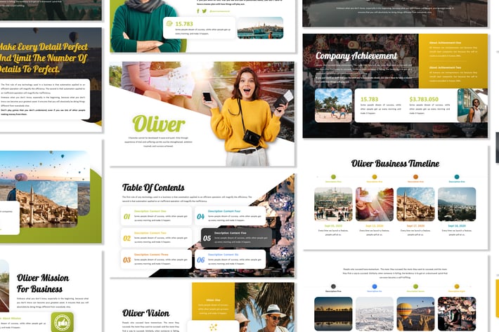 Oliver - Business Template Prensentation