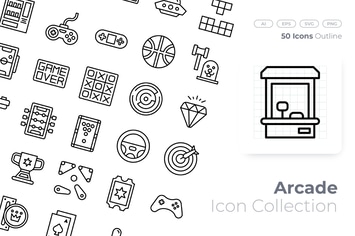 Arcade Outline Icon