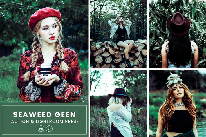 Seaweed Photoshop Action & Lightrom Presets