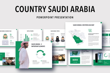 Country Saudi Arabia PowerPoint Template