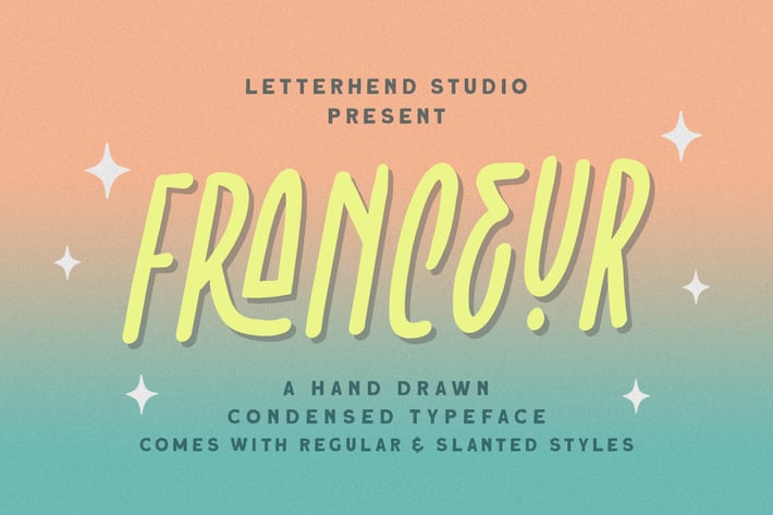 Franceur - Condensed Typeface
