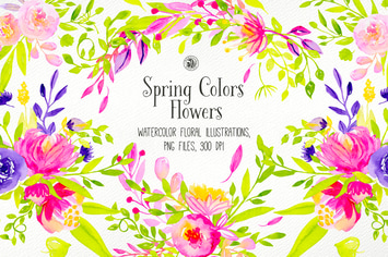 Spring Colors Flowers