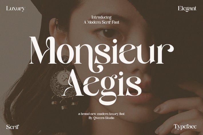 Monsieur Aegis - Modern Luxury Serif