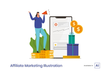 Affiliate Marketing Illustration