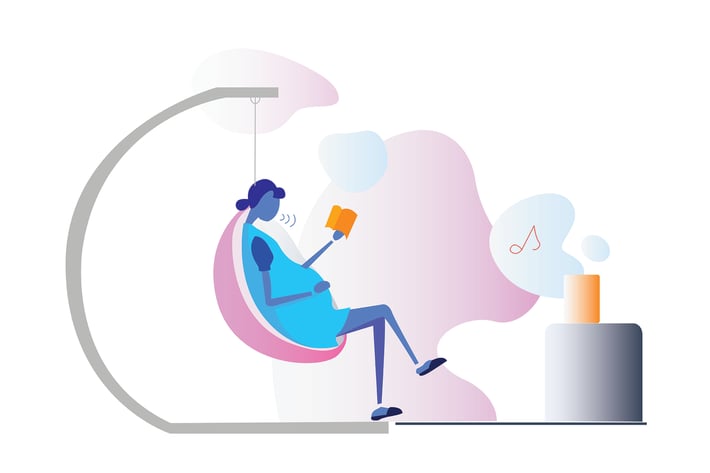 Smart Tools Support Pregnant Women Illustration