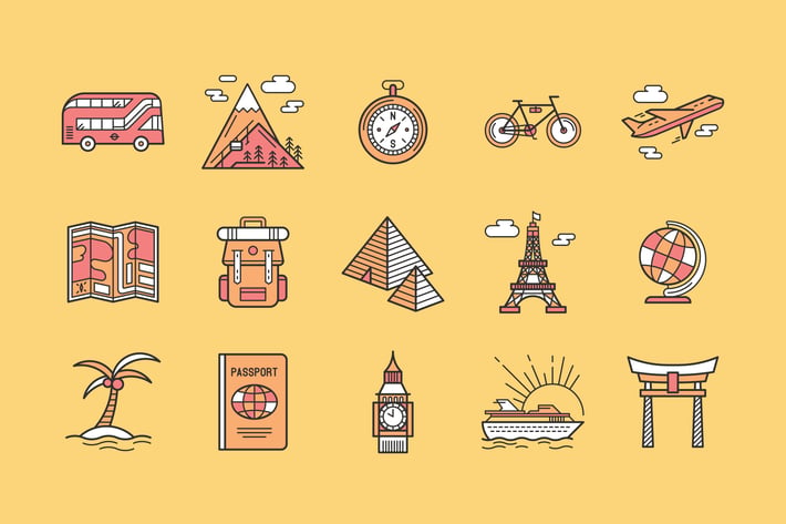 15 Travel Icons