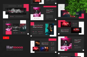 Harmoon - Music Concert Powerpoint Template