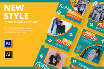 Keep Fashion Social Media Template