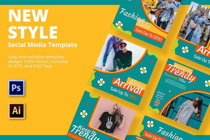 Keep Fashion Social Media Template