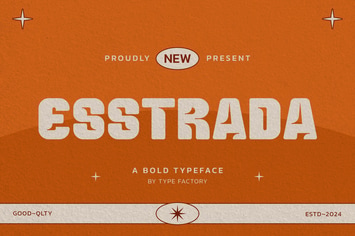 Esstrada - A Bold Typeface