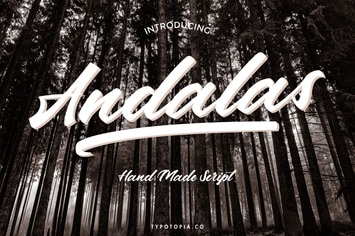 Andalas Script Font