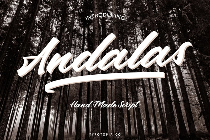 Andalas Script Font