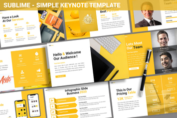 Sublime - Simple Keynote Template