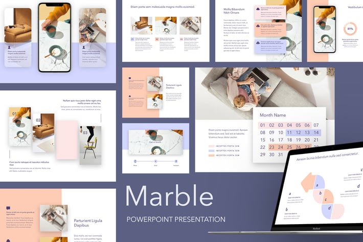 Marble PowerPoint Template