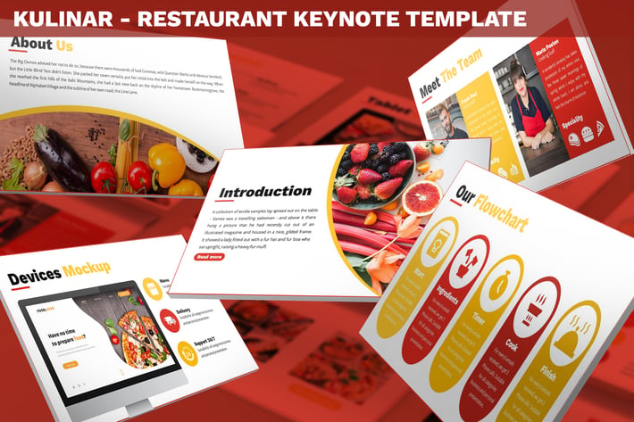 Kulinar - Restaurant Keynote Template