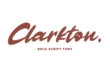 Clarkton - Bold Script Font